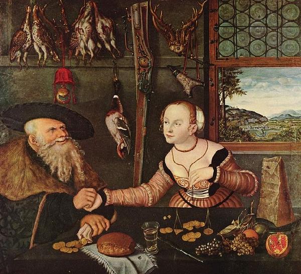 Lucas Cranach the Elder Die Bezahlung France oil painting art